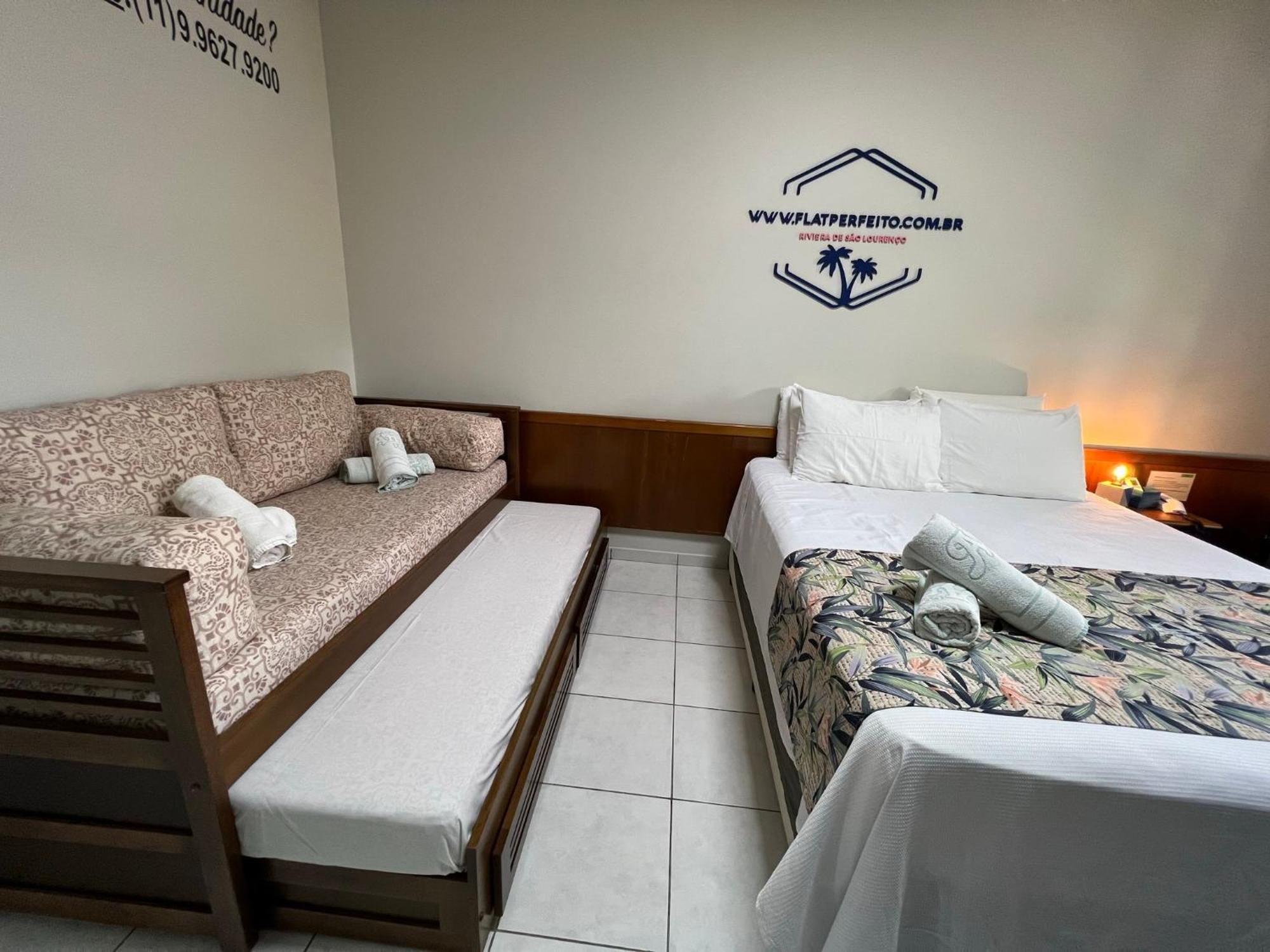 Flat Amarilis Em Riviera Sao Lourenco - Com Arrumacao, Cafe Manha, Wifi Privat, Toalhas Praia E Piscina E Enxoval Completo Com Trocas Toalhas Riviera de Sao Lourenco Esterno foto